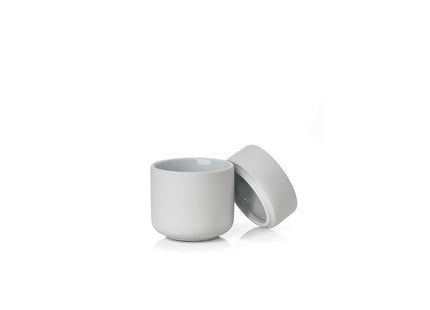 Krukke med låg Ume Soft Grey