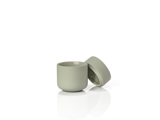 Krukke med låg Ume Eucalyptus Green - 6 stk