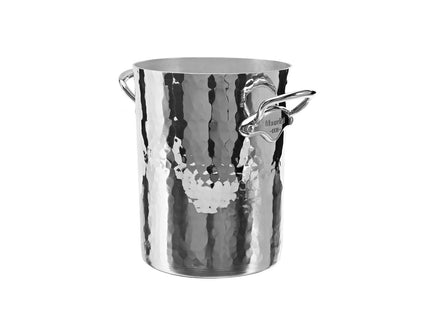 Champagnekøler høj 20 x 21,5 cm Hamret Aluminium
