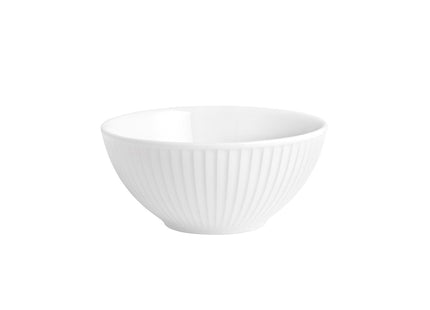 Skål Plissé 28 cl 12 cm Hvid - 6 stk