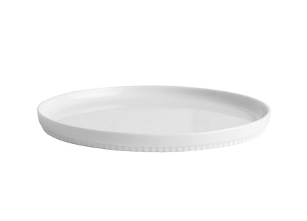 Tallerken flad, lige kant Toulouse 20 cm Hvid - 6 stk
