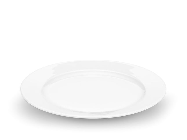 Tallerken flad Sancerre 24 cm Hvid - 6 stk
