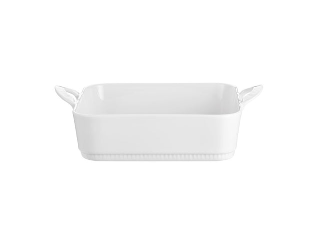 Fad Toulouse 2 liter 22 x 22 x 6 cm Hvid - 2 stk