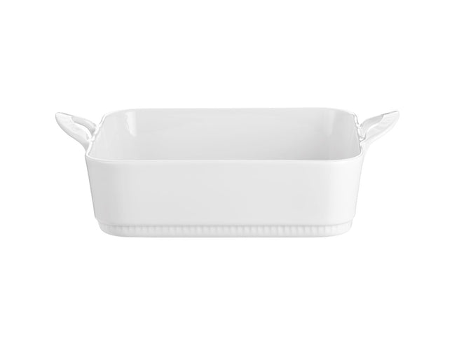 Fad Toulouse 3 liter 27 x 27 x 6 cm Hvid - 2 stk