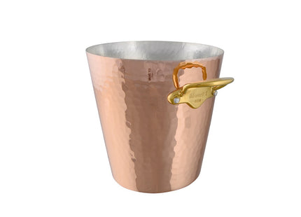 Champagnekøler rund 20 x 20 cm Hamret kobber