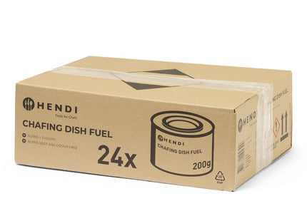 Brænddåse til chafing dish, HENDI, 24 stk.