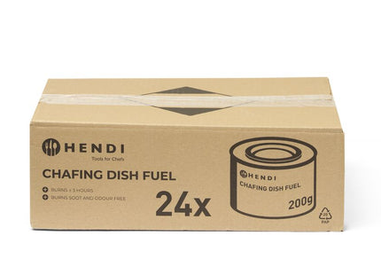 Brænddåse til chafing dish, HENDI, 24 stk.
