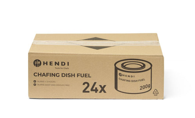 Brænddåse til chafing dish, HENDI, 24 stk.