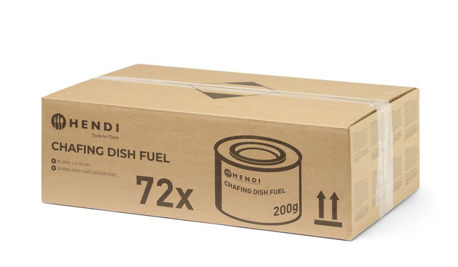 Brænddåse til chafing dish, HENDI, 72 stk.