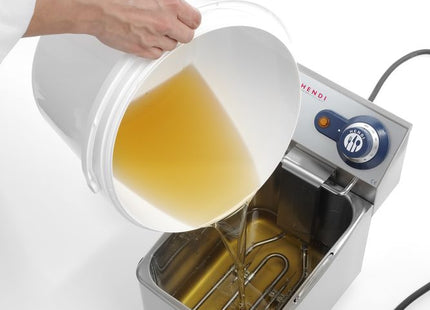 Spand, HENDI, Printable/labelling area: 810x155 mm., 11,3L, hvid, ⌀300x(H)230mm