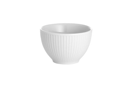 Skål Plissé 18 cl 9 cm Hvid - 2 stk