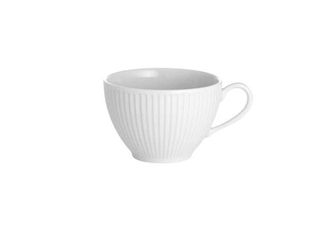 Kop Plissé 18 cl 8,5 cm Hvid - 6 stk