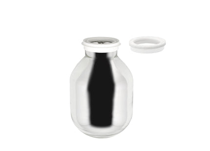 Glasindsats Juwel 1 liter Sølv/Hvid