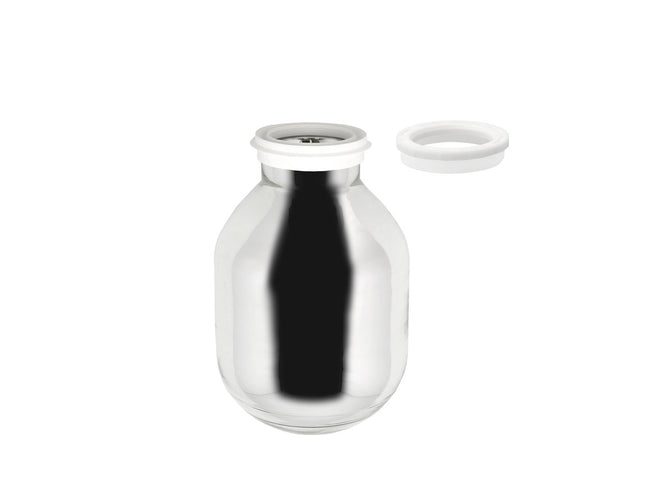 Glasindsats Juwel 1 liter Sølv/Hvid