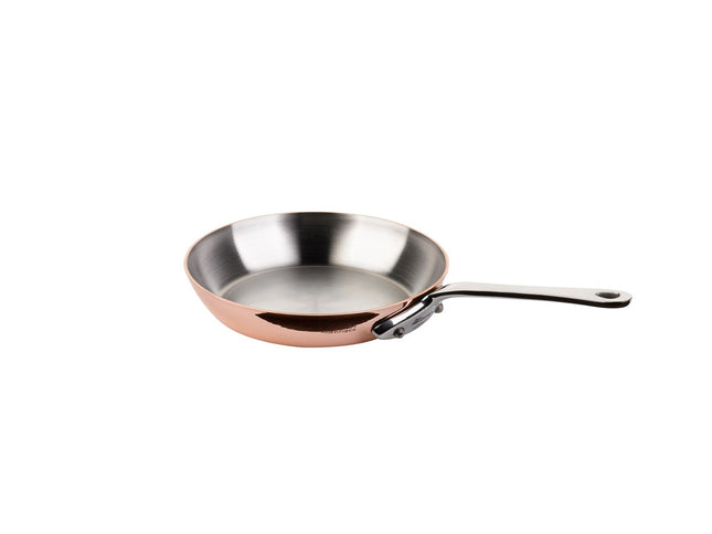 Stegepande mini 12 cm Kobber/Stål