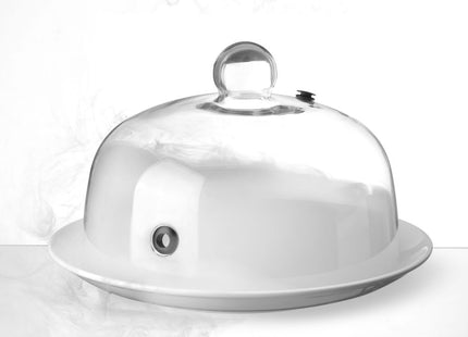 Glaskuppel med ventil, HENDI, Cocktail dome, ⌀130x(H)282mm