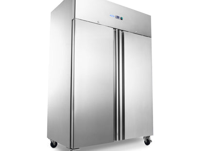 Fryser - 800L - 6 justerbare hylder - på hjul - inkl hylder