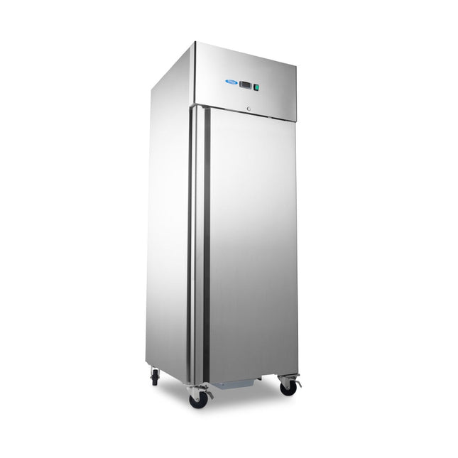 Fryser - 700L - 3 justerbare hylder (2/1 GN) - på hjul - inkl hylder