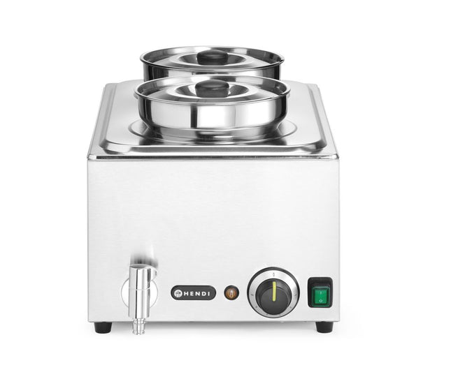 Sæt: Bain-marie Ranger + 2x 4L beholder med låg, HENDI, GN (H)150mm, 8L, 230V/1000W, 604x332x(H)315mm
