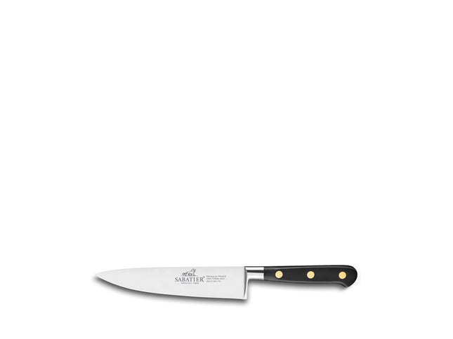 Kokkekniv Ideal 15 cm Stål/Sort