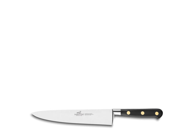 Kokkekniv Ideal 20 cm Stål/Sort