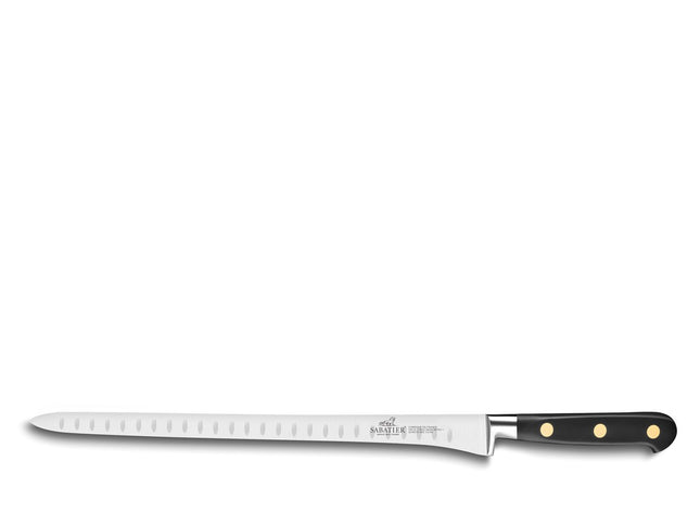 Laksekniv med luftskær Ideal 30 cm Stål/Sort