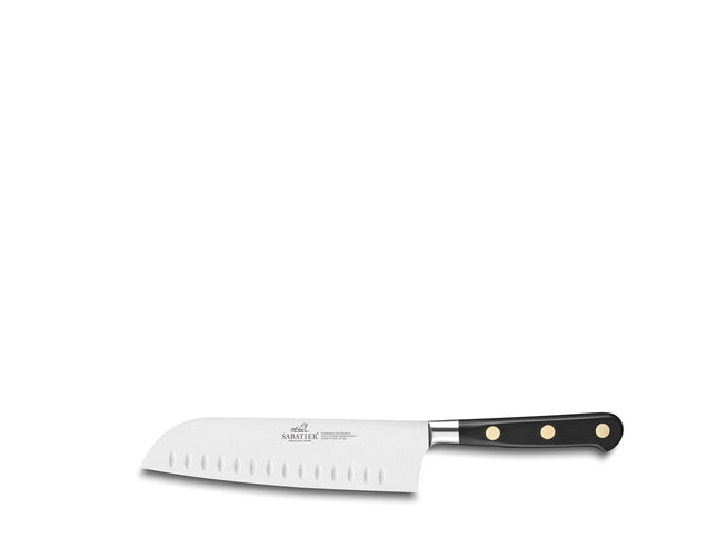 Santokukniv Ideal 18 cm Stål/Sort