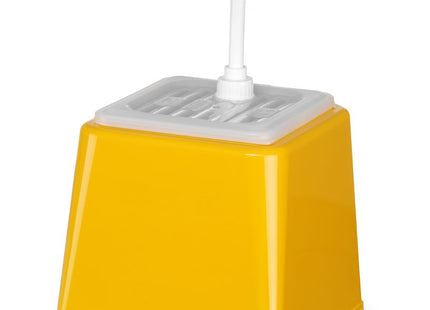 Sovsedispenser med pumpe, HENDI, 2,5L, rød, 230x210x(H)327mm