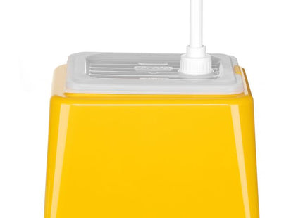 Sovsedispenser med pumpe, HENDI, 2,5L, gul, 230x210x(H)327mm