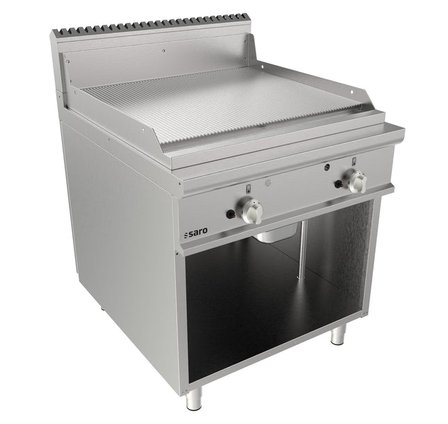 Gas stegeplade med åbent stativ
model LQ / FTG4BAR