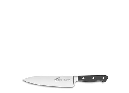 Kokkekniv Pluton 20 cm Stål/Sort - 6 stk