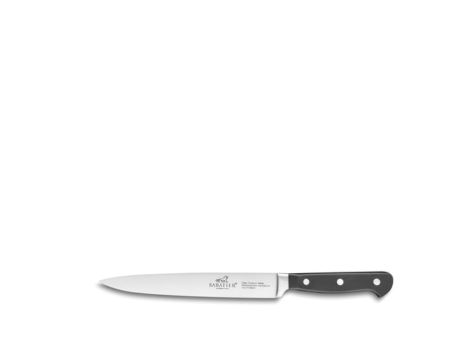 Forskærerkniv Pluton 20 cm Stål/Sort - 6 stk
