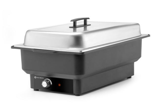 Elektrisk chafing dish Tellano, HENDI, Kitchen Line, GN 1/1, 9L, 230V/900W, 575x349x(H)278mm