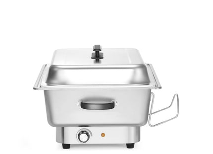Elektrisk chafing dish Pollina, HENDI, Profi Line, 9L, sølv, 230V/900W, 587x440x(H)273mm
