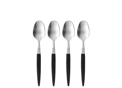 Teske Focus de Luxe 13,2 cm 4 stk. Sort/Mat stål - 6 stk