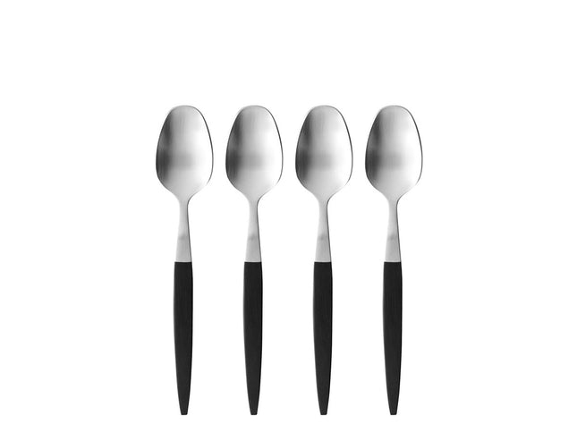 Teske Focus de Luxe 13,2 cm 4 stk. Sort/Mat stål - 6 stk
