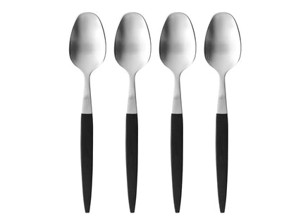 Dessertske Focus de Luxe 16,8 cm 4 stk. Sort/Mat stål - 6 stk