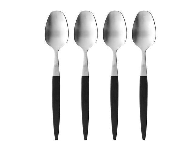 Dessertske Focus de Luxe 16,8 cm 4 stk. Sort/Mat stål - 6 stk