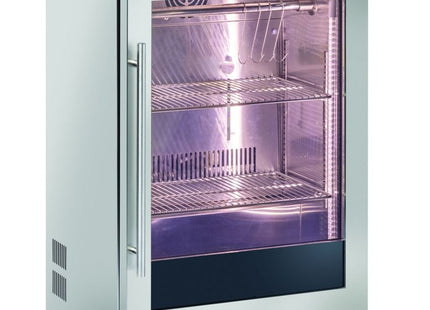 Dry aging-skab, underbord, Arktic, 138L, sølv, 230V/350W, 545x600x(H)900mm