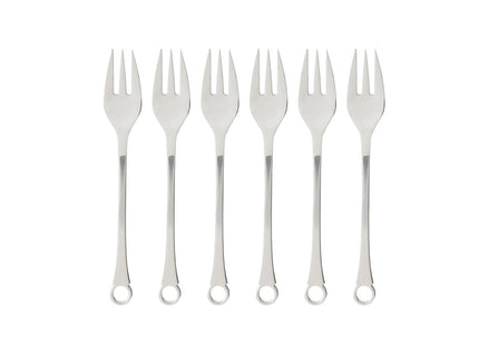 Kagegaffel Pantry 16 cm 6 stk. Mat/Blank stål - 4 stk