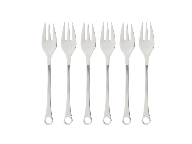 Kagegaffel Pantry 16 cm 6 stk. Mat/Blank stål - 4 stk