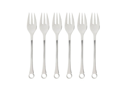 Kagegaffel Pantry 16 cm 6 stk. Mat/Blank stål - 4 stk