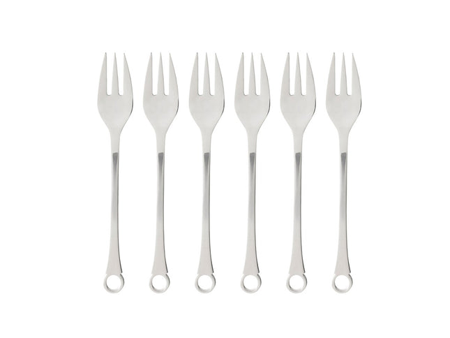 Kagegaffel Pantry 16 cm 6 stk. Mat/Blank stål - 4 stk