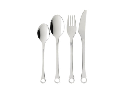 Bestiksæt Pantry 16 dele Mat/Blankt stål - 4 stk