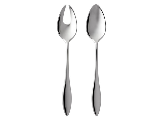 Salatbestik Indra 27,6 cm Blankt stål - 2 stk