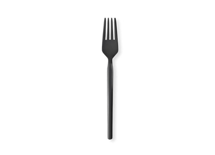 Frokostgaffel Dorotea Night 18,4 cm Sort stål - 12 stk