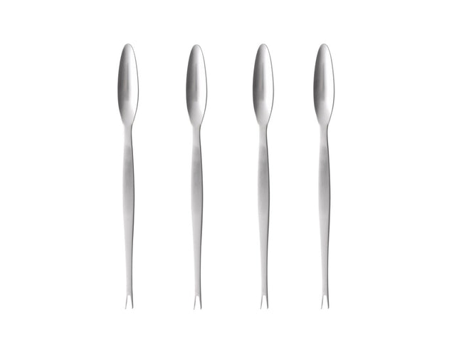 Hummergaffel Focus Steel 20,6 cm 4 stk. Mat stål