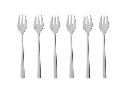 Kagegaffel Fuga 15,5 cm 6 stk. Mat/Blankt stål
