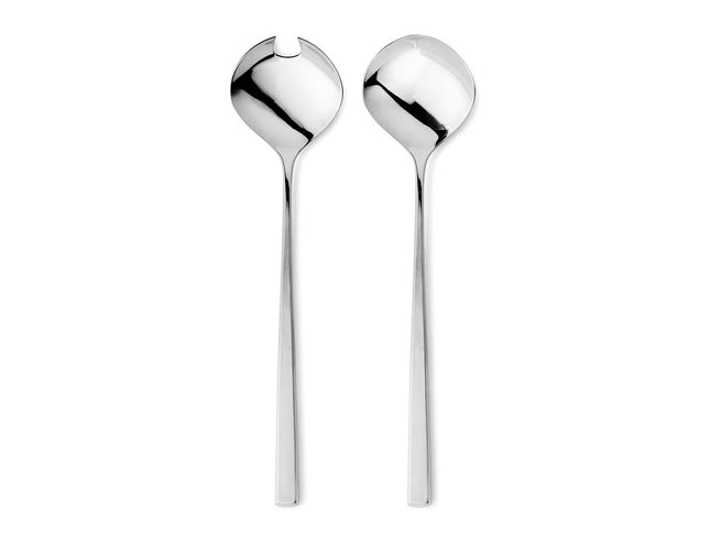 Salatbestik Fuga 25 cm Mat/Blankt stål - 2 stk