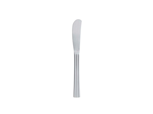 Smørkniv Thebe 16 cm Mat stål - 12 stk
